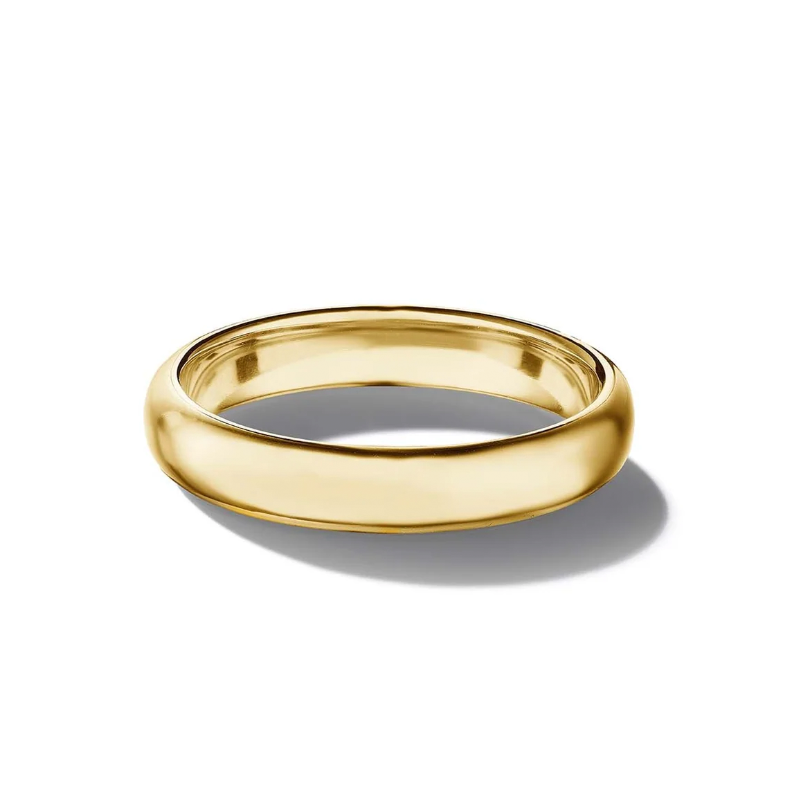 Gold luxurious fitted ring