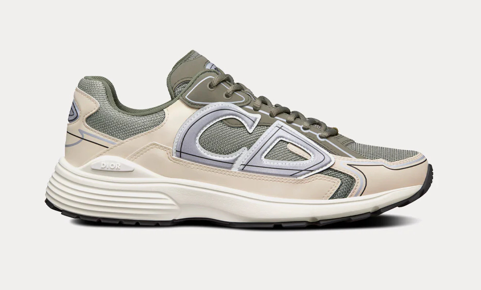 neutral dior dad vintage running shoes