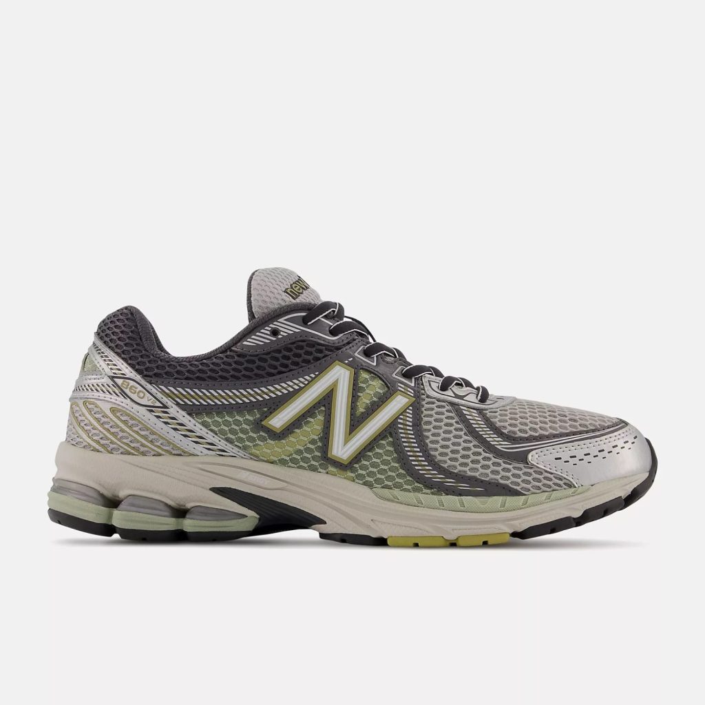 new balance grey neutral shoes athletic wear dad sneakers 